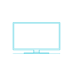 Digital Computer Monitors Displays Clean Line Art Svg Vector, Free Vectors File